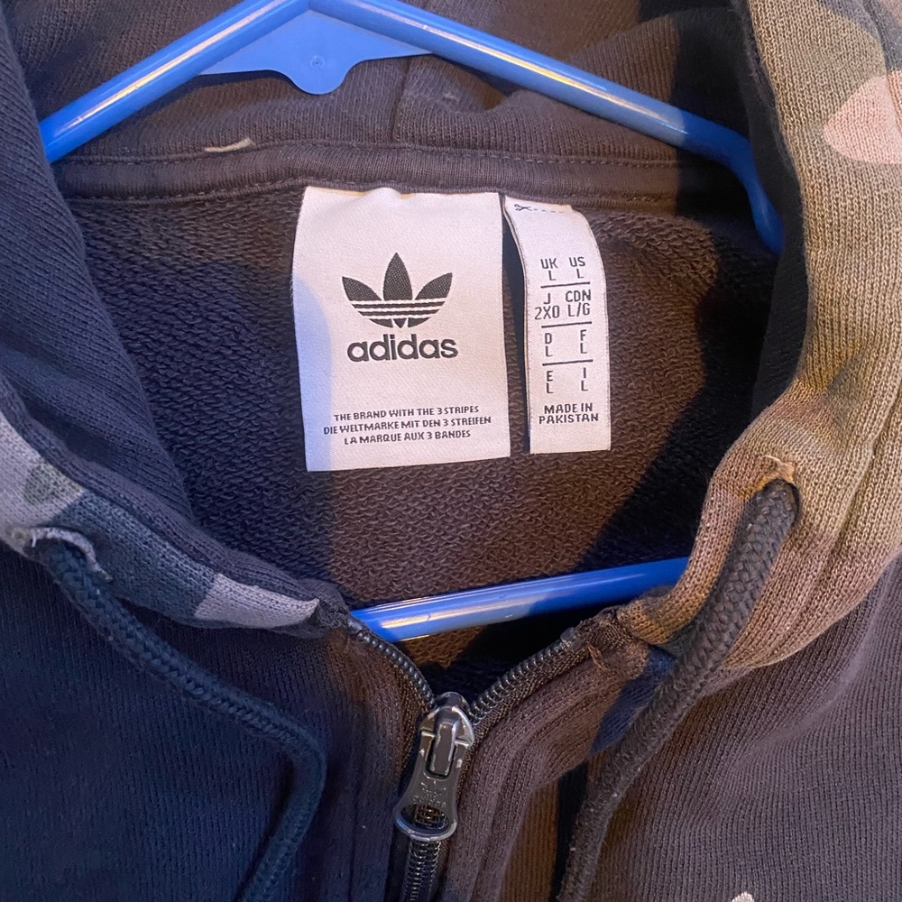 Adidas Men camouflage hoodie